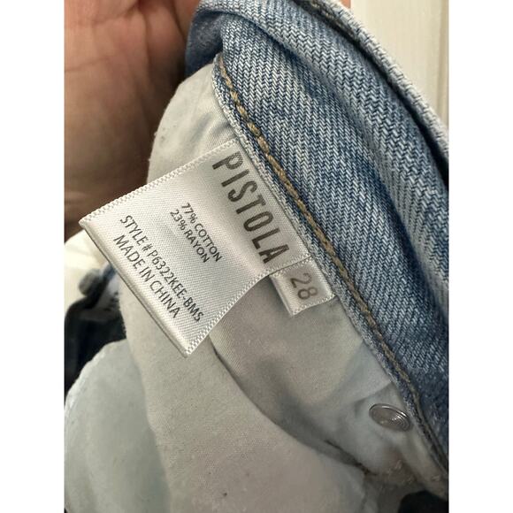 PISTOLA Cassie Super‎ High Rise Straight by my side jeans size 28 $138 - Picture 5 of 6